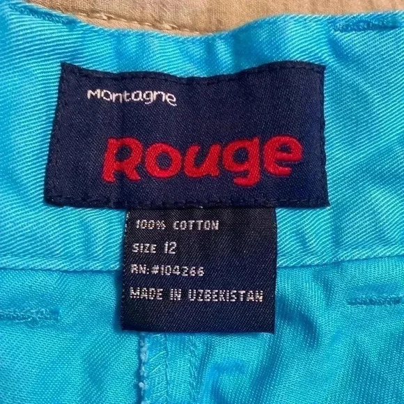 Montagne Rouge‎ Blue Shorts - Picture 2 of 4